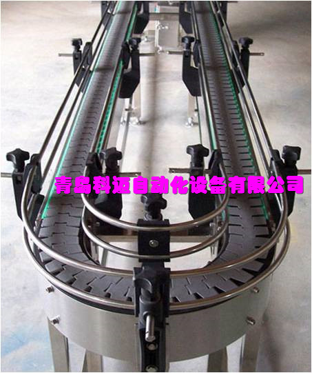 180度轉(zhuǎn)彎鏈板輸送機(jī)